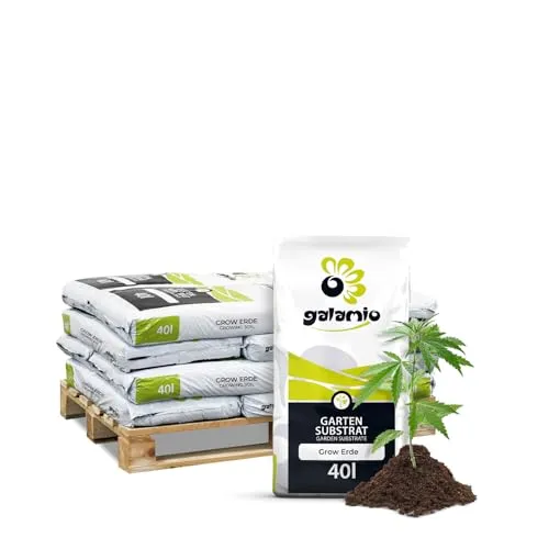 GALAMIO Grow Blumen Erde 480L (12 x 40L) in schwarz von Galamio