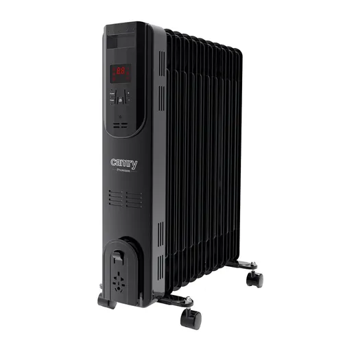 Camry CR 7813 LED-Ölheizung mit Fernbedienung - Heizgeräte, leistungsstarke 2500 W mit Fernbedienung für bequeme Temperaturkontrolle und effiziente Wärmeverteilung