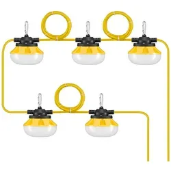 VEVOR LED Baustrahler 15,24 m, 50 W, 5000 lm in gelb von Vevor