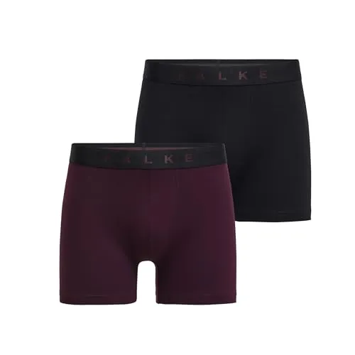 FALKE Herren Boxershorts Daily Comfort Multipack M - Herren-Boxershorts im Doppelpack aus hautfreundlicher ägyptischer Baumwolle, atmungsaktiv und mit flachen Nähten für höchsten Tragekomfort. Ideal für Business und Alltag, nachhaltig produziert.