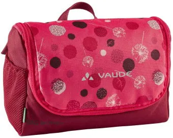 VAUDE Big Bobby Kulturbeutel, Bright Pink/Cranberry, Einheitsgröße - Sport Kulturbeutel für Kinder: Geräumig, mit mehreren Fächern und umweltfreundlicher Herstellung, sorgt für Ordnung und gute Laune beim Zähneputzen.
