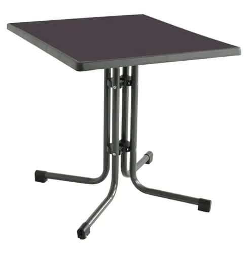 MFG Bistrotisch klappbar, 70 x 70 cm, Schieferplatte