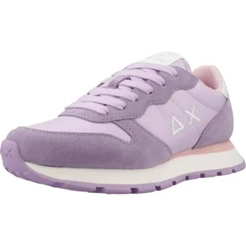 SUN68 Unisex Ally SOLID Nylon Sneaker, Lilla, 40 EU von SUN68