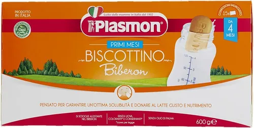 PLASMON biberon Kinderkekse für Babyflasche kuchen cookies ab 4 Monaten 600g