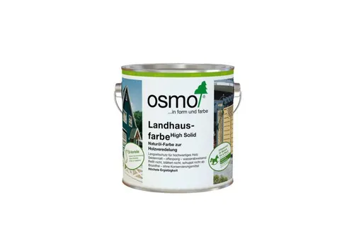 Osmo Landhausfarbe Verkehrsgrau A 2,50 l - 11400151 - Hochwertige Landhausfarbe in Verkehrsgrau, ideal für Holzoberflächen im Außenbereich, wetterbeständig und atmungsaktiv.