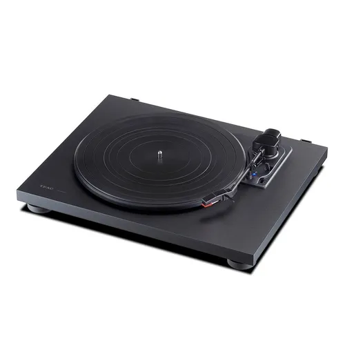Teac TN-180BT Black - Bluetooth Plattenspieler - Plattenspieler mit Phono EQ und 3 Geschwindigkeiten, ideal für Vinyl-Liebhaber, die kabellosen Musikgenuss schätzen.