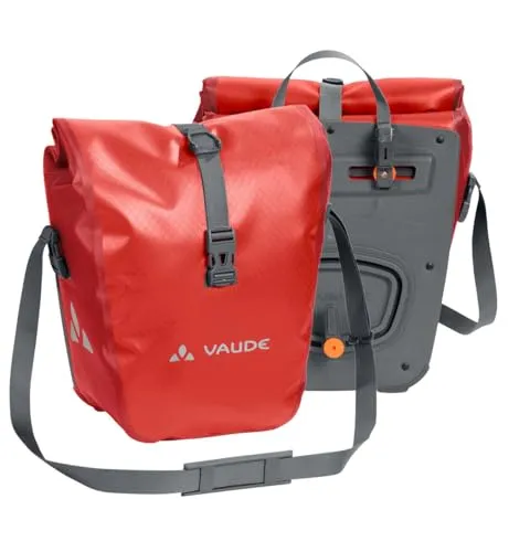 Vaude Aqua Front Vorderradtasche 28L in rot von VAUDE