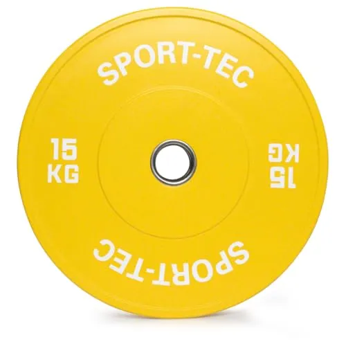 Hantelscheibe Olympia Bumper Plate 15 kg, gelb