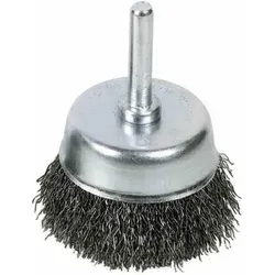 Topfbürste 50 Mm 0,3 Mm Gewellt, 6 Mm-schaft