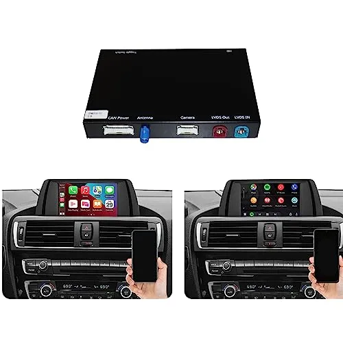 Produktbild REALMEDIA CarPlay AndroidAuto für BMW F10 F11 F01 F07 F25 E90 E91 E71 E70 E60 E61 E88