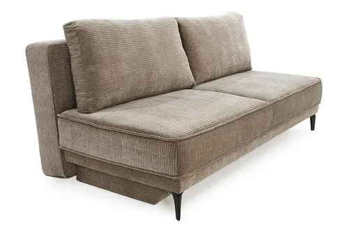 Jockenhöfer Gruppe Schlafsofa MAESTRO, Taupe, Cord, Ausziehbar mit Bettkasten - Kompaktes Schlafsofa für Gäste mit praktischer Bettkastenfunktion. Hochwertige Polsterung für optimalen Komfort, ideal für kleine Räume. Maße: B 203 x H 92 x T 111 cm.