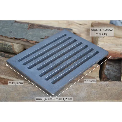 SEZAM Gussrost 15 x 11,3 cm für Kaminöfen