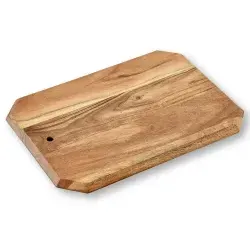 Kesper Schneidbrett Akazienholz 29151 - 40x29x1,5 cm, langlebig und messerschonend, ideal zum Schneiden und Servieren
