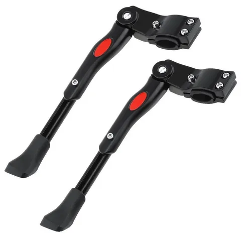 BAYLI Fahrradständer 2er Set Fahrradständer 22-26 Zoll mit Anti-Rutsch Gummifuß, Faltbarer