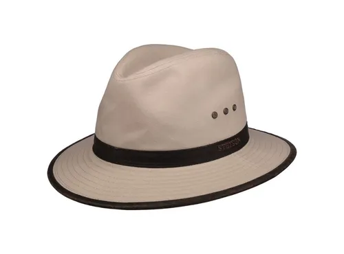 Stetson Sonnenhut (1-St) Traveller mit Lederband