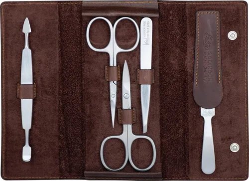ERBE Manicure-Etui 5-teilig Braun