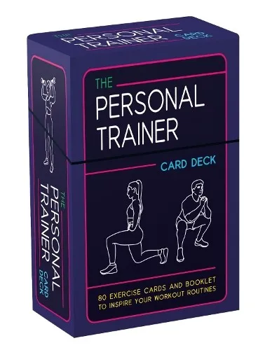 The Personal Trainer Card Deck - 80 Übungskarten für inspirierende Workouts - 80 Übungskarten mit Begleitbuch für abwechslungsreiche Trainingsroutinen. Ideal für Fitnessliebhaber und Einsteiger, um Motivation und Kreativität in jedes Workout zu bringen.