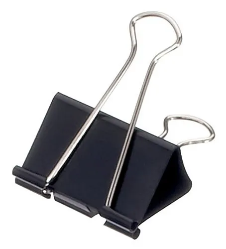 MAUL mauly 214 Foldback Klammer schwarz (B)41 mm 12 Stück