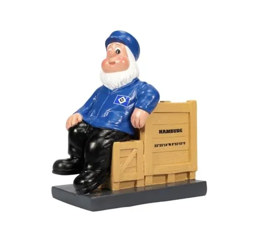 HSV Hamburger SV Gartenzwerg in blau von Hamburger SV