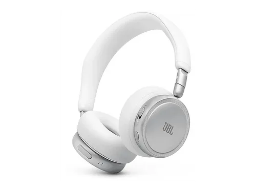 JBL LIVE 680NC On-ear Kopfhörer Bluetooth Weiß - Erlebe den beeindruckenden JBL Signature Sound mit Hi-Res Audio. Der JBL LIVE 680NC bietet adaptive Geräuschunterdrückung und eine Akkulaufzeit von bis zu 80 Stunden für ununterbrochenen Musikgenuss. Ideal für Alltag und Reisen.