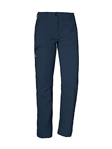 Schöffel Damen Pants Ascona Warm L - Outdoorhosen mit 4 Wege-Stretch, atmungsaktiver und wasserabweisender Thermohose für optimalen Komfort bei jedem Wetter.