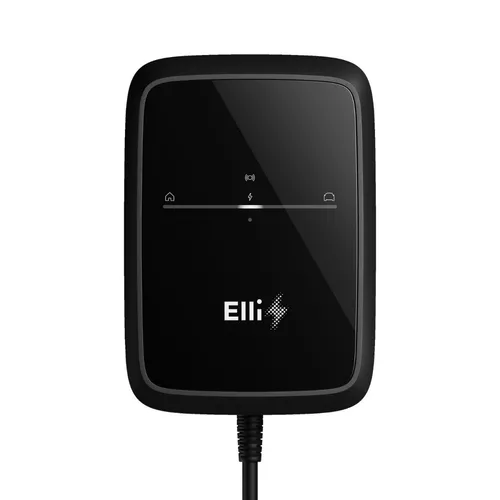 Elli Charger Pro 2 Wallbox mit Kabel 7,5m - Wallbox mit 22 kW Ladeleistung und 7,5m Kabel, ideal für schnelles PV Laden. Inklusive App-Steuerung und MID Stromzähler für effiziente Nutzung.