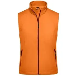 Modische Damen Softshellweste in Orange, Größe S