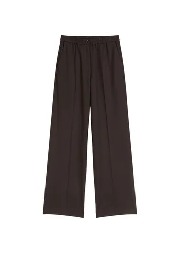 Chinohose MARC O'POLO aus softem Flanel - Stoffhosen mit relaxed fit und elastischer Taille für optimalen Tragekomfort. Ideal für einen eleganten, lässigen Look, der Ihre Figur vorteilhaft betont.