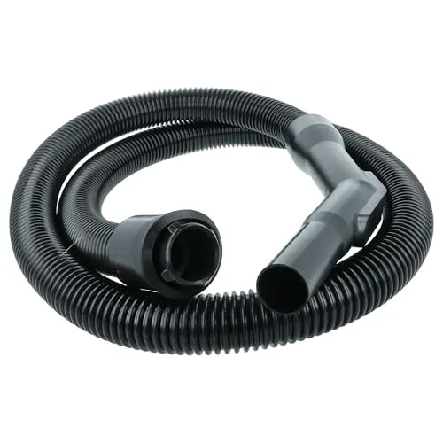 vhbw Staubsauger Ersatz Schlauch 32mm Rundanschluss kompatibel mit Nilfisk G90, G90 Allergy, G90 Consumer Staubsauger schwarz - mit Handgriff