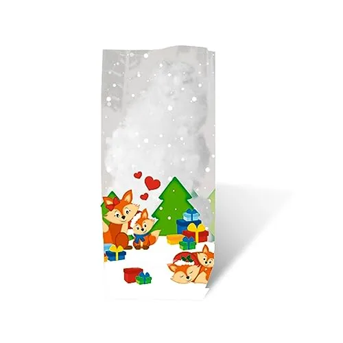 GESCHENK-BODENBEUTEL FUCHS 11,5 x 19 FOLIEN-BEUTEL GESCHENKVERPACKUNG