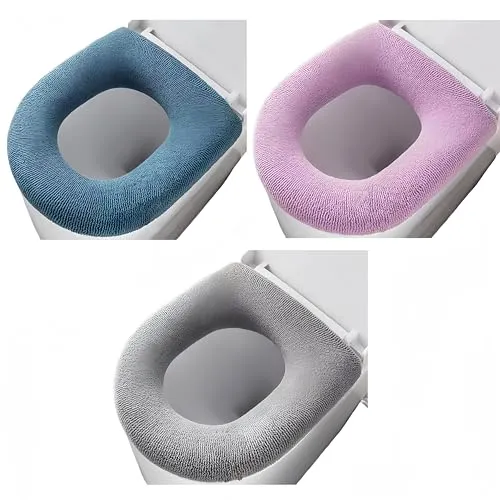 Stück Badezimmer Weiche WC Sitzbezug Pad WC Deckelbezug Kissen Weich Dehnbar Waschbar,PassendHändewaschen wird empfohlen 3