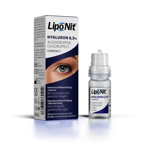 LipoNit Augentropfen GEL 0,3% 10ml zur Befeuchtung der Augenoberflächen LIPO NIT
