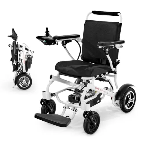 VEVOR Elektrorollstuhl für Erwachsene – Faltbar & Leicht, 136 kg Tragkraft