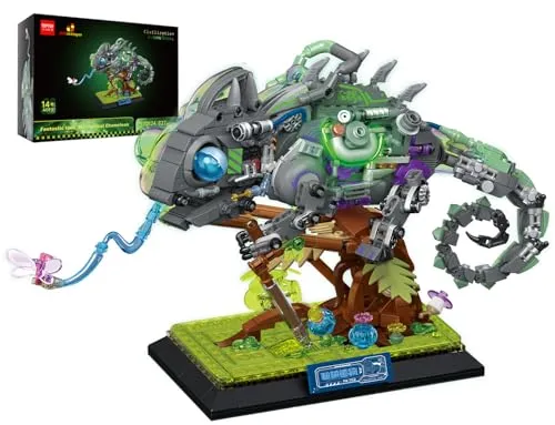 JMBricklayer Technik Chamäleon Baustine Set 70124 - Bauklötze & Bausteine, exklusives Design mit LED Licht für kreative Bauprojekte und beeindruckende Präsentationen.