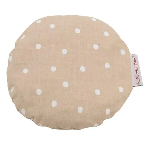 HOBEA-Germany Kirschkernkissen - Wärmekissen in verschiedenen Designs : Punkte beige