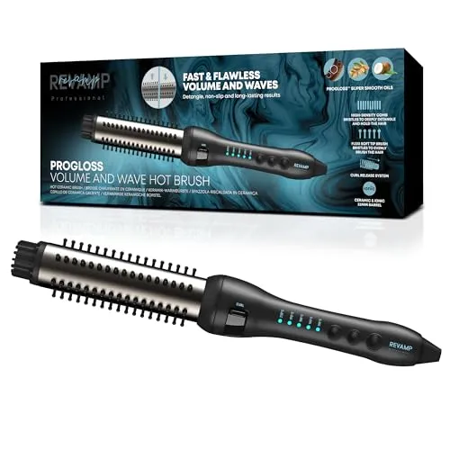 Revamp Professional Haarstyling Styler Volume & Wave Keramik Hot Brush