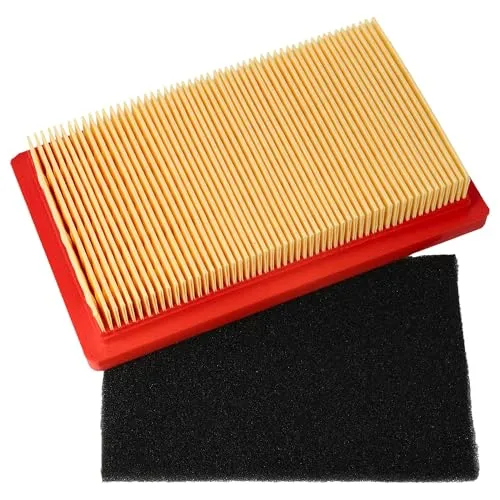 vhbw 2x Filter (1x Vorfilter, 1x Luftfilter) kompatibel mit MTD Smart 395 SPO, 395 PO Rasenmäher - 14,5x 8,5 x 2,8 cm
