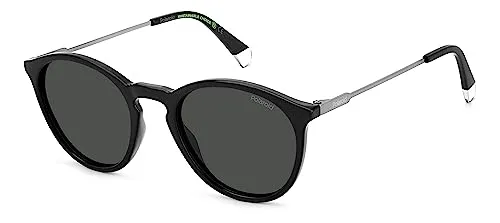 Polaroid Unisex PLD 4129/s/x Sonnenbrille, 807/M9 Schwarz - Sportbrille mit UV-Schutz, ideal für Outdoor-Aktivitäten und mit schützendem Etui für unterwegs.