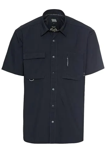 camel active Herren Kurzarmhemd mit Cooling Effekt - Dunkelblau, 3XL - T-Shirts für Herren, atmungsaktives und schnelltrocknendes Material mit Cooling Effekt für maximalen Tragekomfort an warmen Tagen.