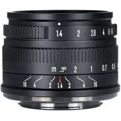 7Artisans 35mm f1,4 MFT Objektiv - Hochwertiges Porträtobjektiv mit f1,4 Lichtstärke für beeindruckende Aufnahmen, ideal für kreative Fotografie und Videografie.