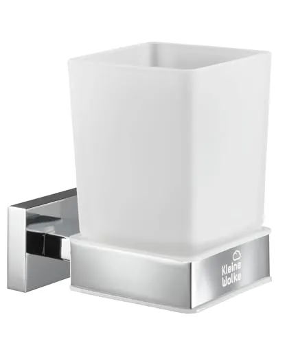 Kleine Wolke Wand-Zahnputzbecher Meo in Milky von Kleine Wolke