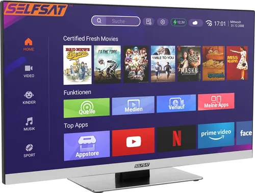 SELFSAT SMART LED TV 1255 (55cm/22