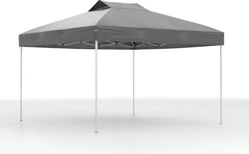 GOPLUS 3x3 m Pop-Up-Pavillon – Wasserdicht & Stabil - Hochwertiger Faltpavillon mit robustem Oxford-Stoffdach für optimalen Sonnenschutz. Einhand-Pop-up-Design für schnellen Aufbau und praktische Tragetasche für einfachen Transport.