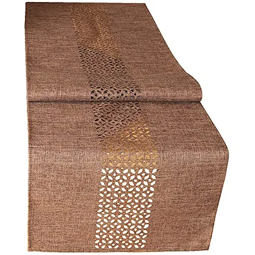 Tischläufer Braun von matches21 HOME & HOBBY