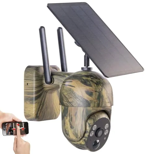 7links Outdoor Cam: Autarke WLAN-Pan-Tilt-Überwachungskamera, 2K, Akku, Solarpanel, IP65 (Autarke Kameraüberwachung, WLAN Außenkamera, Überwachungssystem Funk)