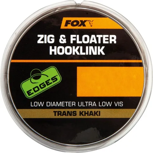 Fox Zig and Floater Hooklink Trans Khaki 100m - Vorfachschnur, Durchmesser/Tragkraft:0.26mm / 10lbs / 4.53kg Tragkraft
