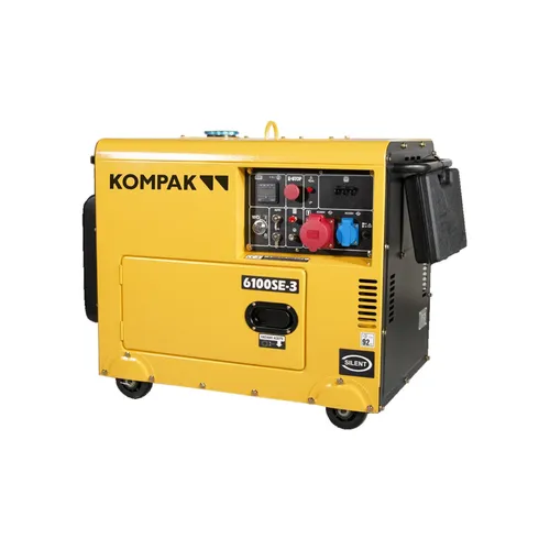 Stromerzeuger Diesel Stromaggregat Generator 230V 400V 5500 Watt E-Start KOMPAK