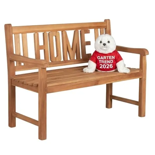 Produktbild MR.DEKO Gartenbank Home Teak 120 cm