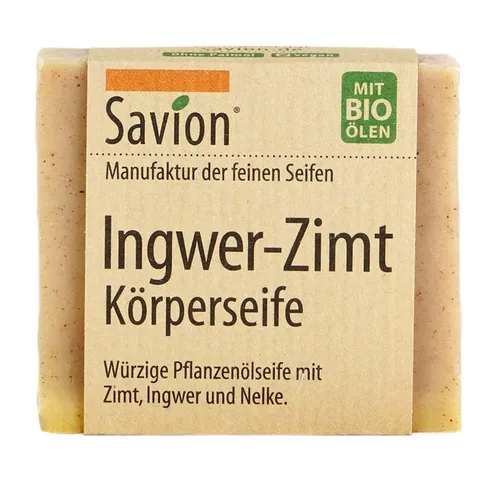 Produktbild Savion Handseife Körperseife - Ingwer-Zimt 80g