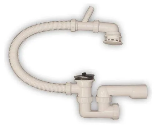 ADGO® Badewannen-Siphon an der Decke Aussang zur Washmaschine Geschirrspüler